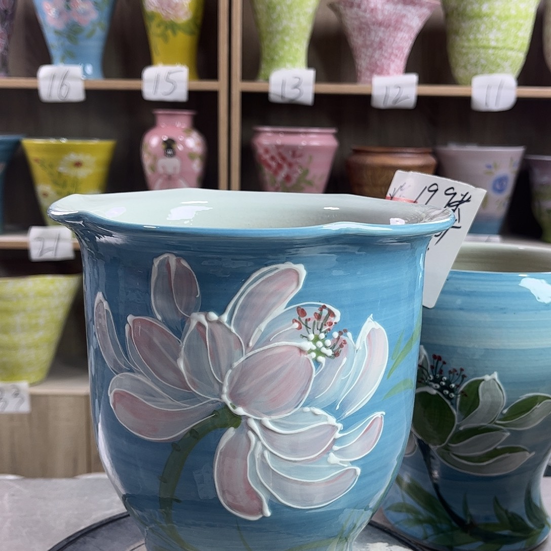 景德镇陶瓷花盆花盆