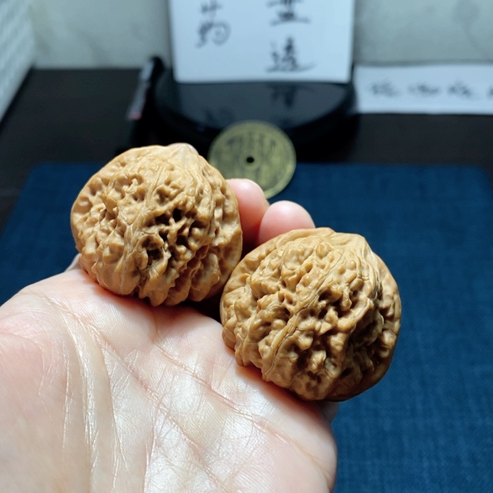 桃核吊坠平谷凹底40