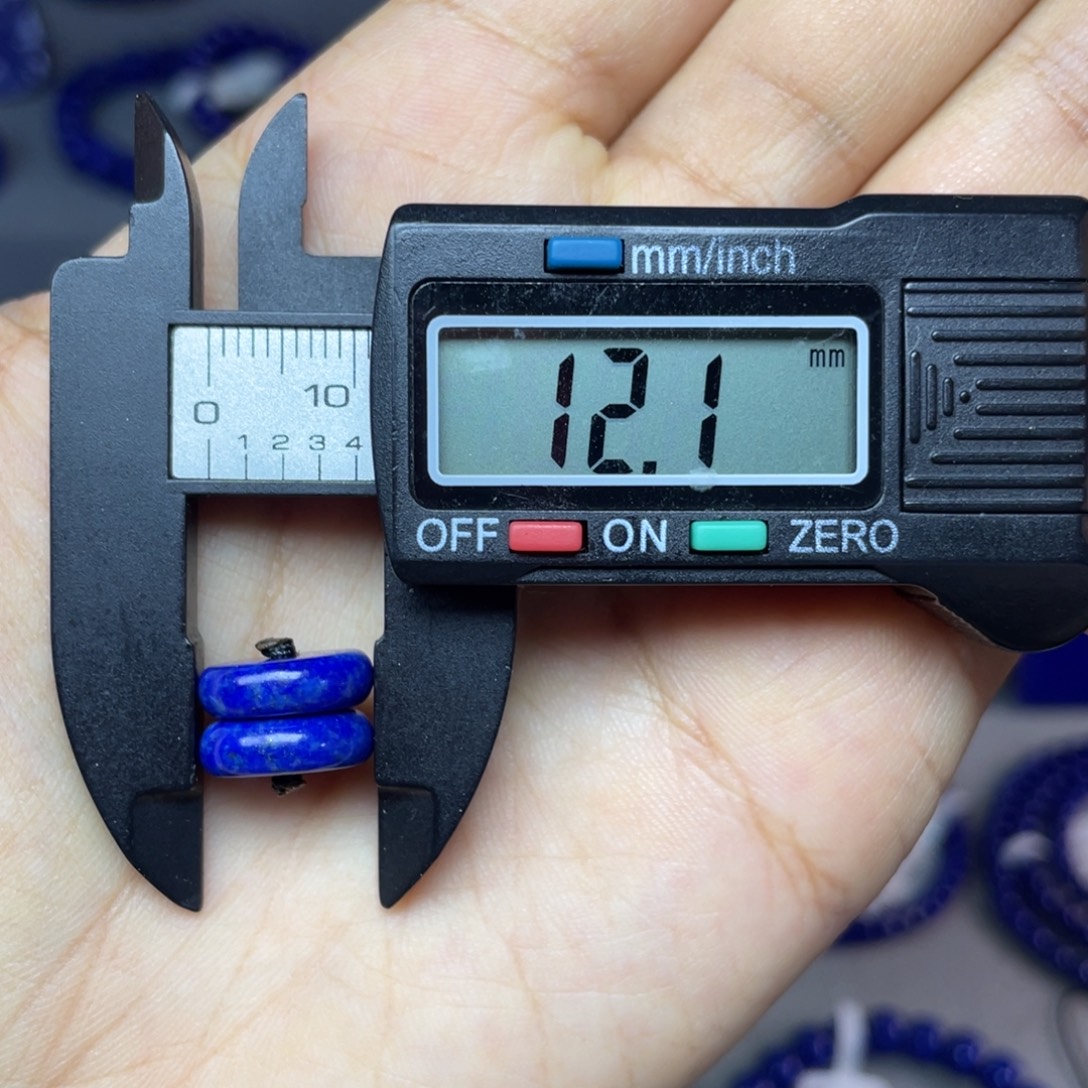 未镶嵌青金石12mm隔片配饰