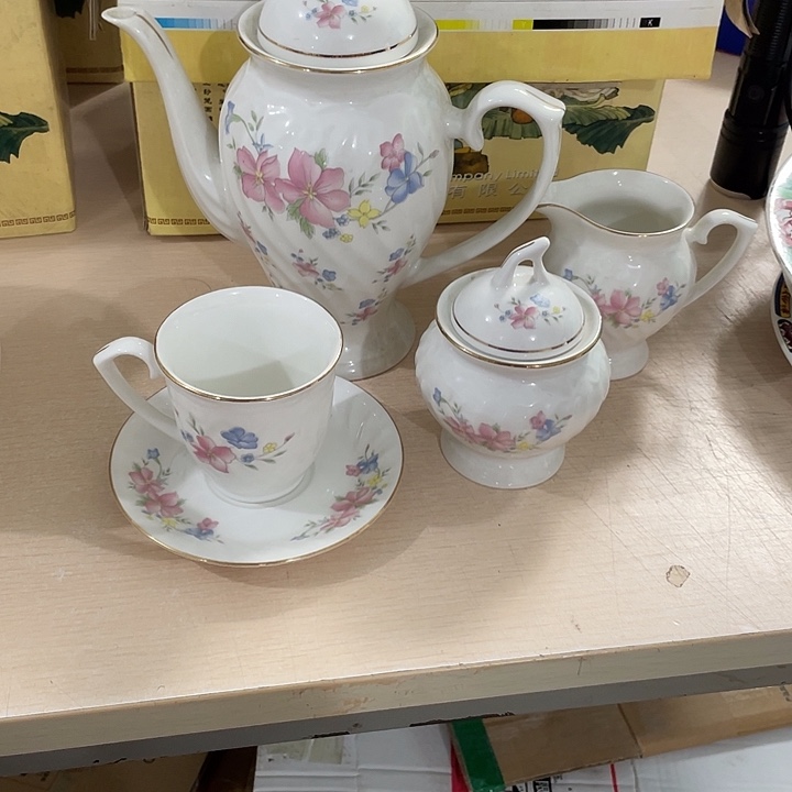 瓷片佳美15头茶具套装