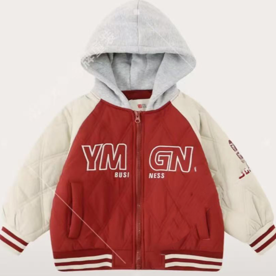 幼棉儿童带帽外套