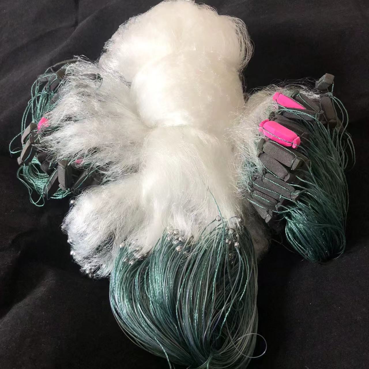 宝舟渔具渔网捕鱼网粘网挂网加强丝丝网软丝柔丝小鱼克星