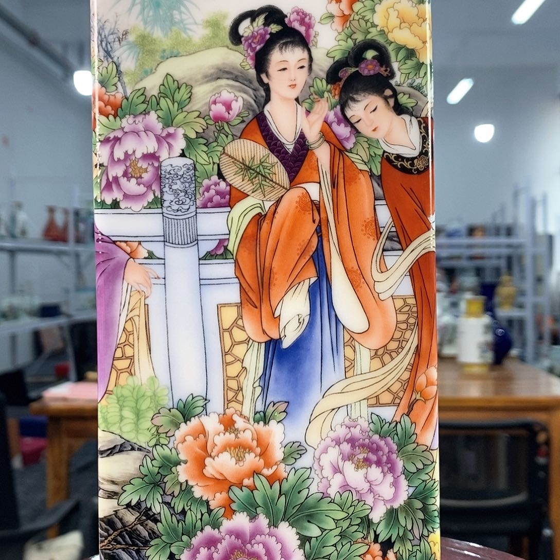 摆件景德镇陶瓷花瓶摆件