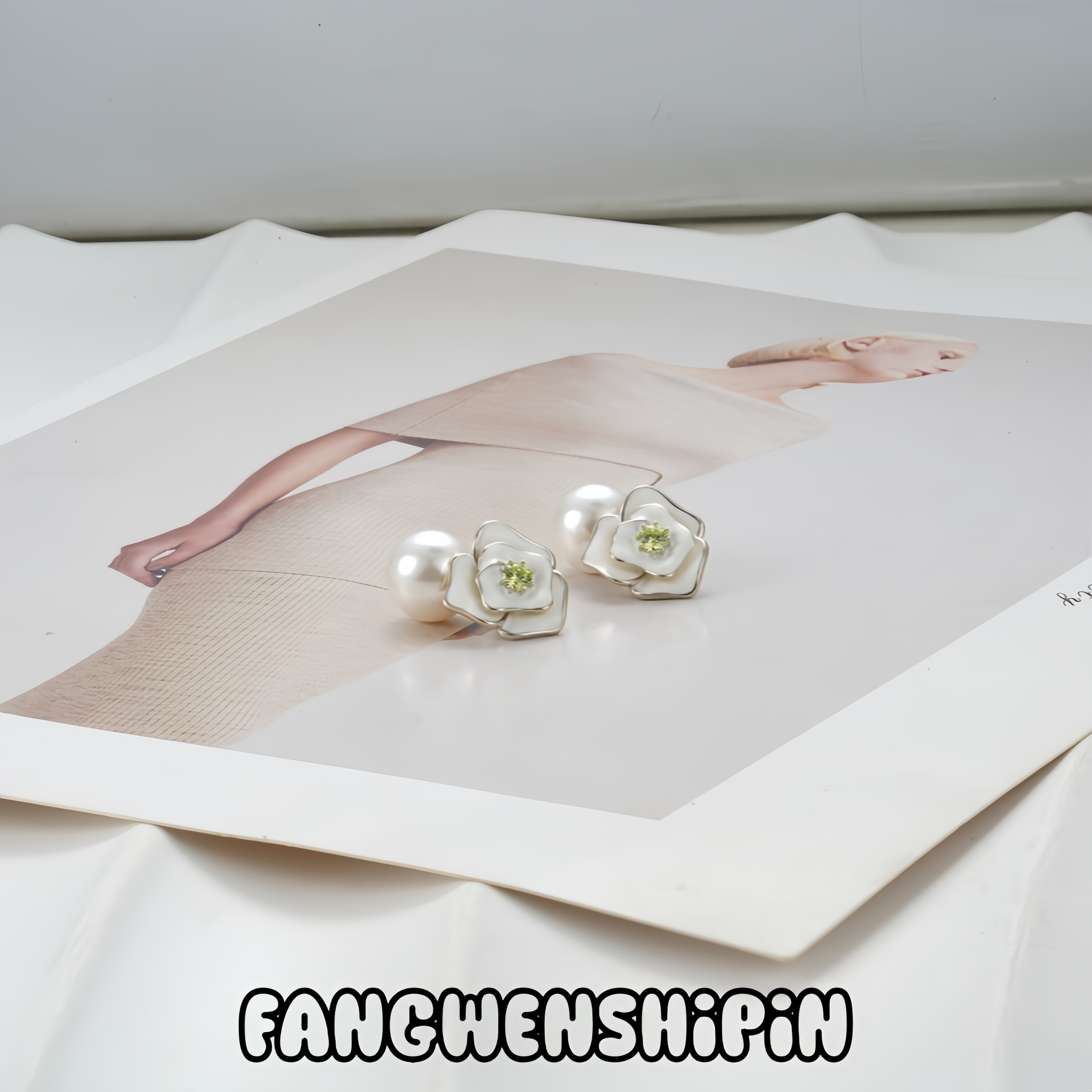 铜合金锆石耳饰 耳环5171