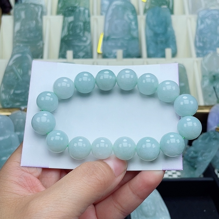 翡翠手串未镶嵌手串2
