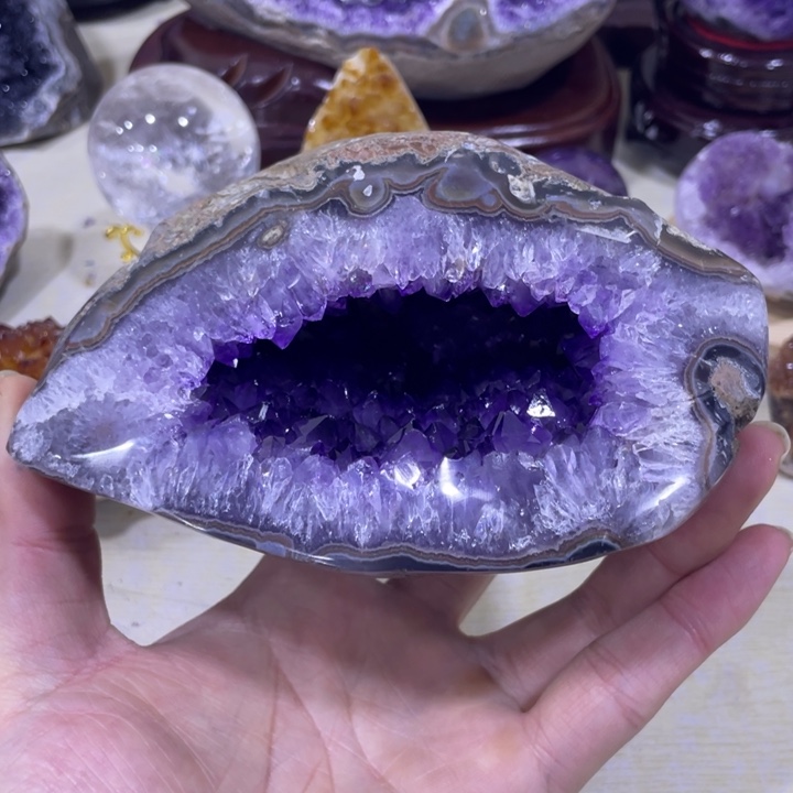 紫晶钱袋子未镶嵌