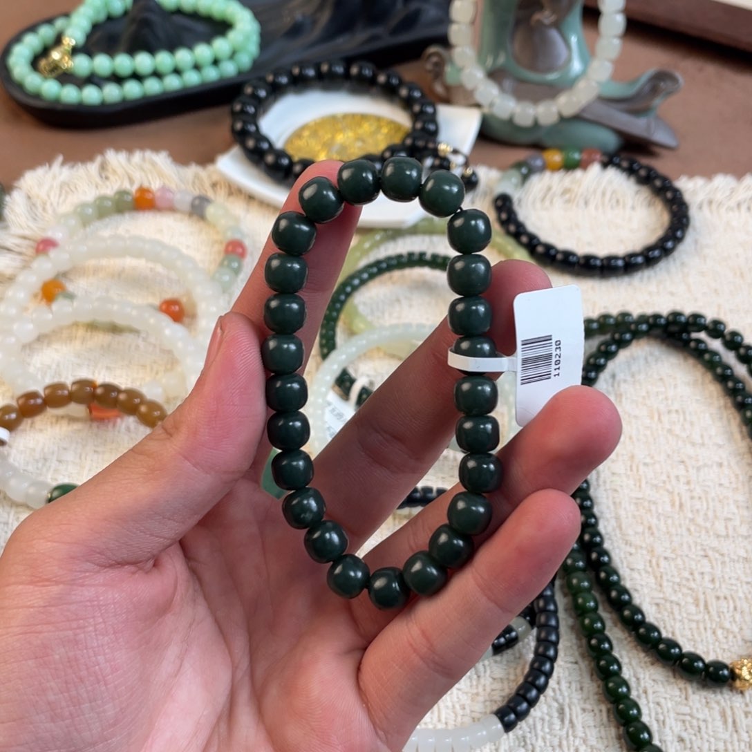 未镶嵌手链和田玉（糖玉）