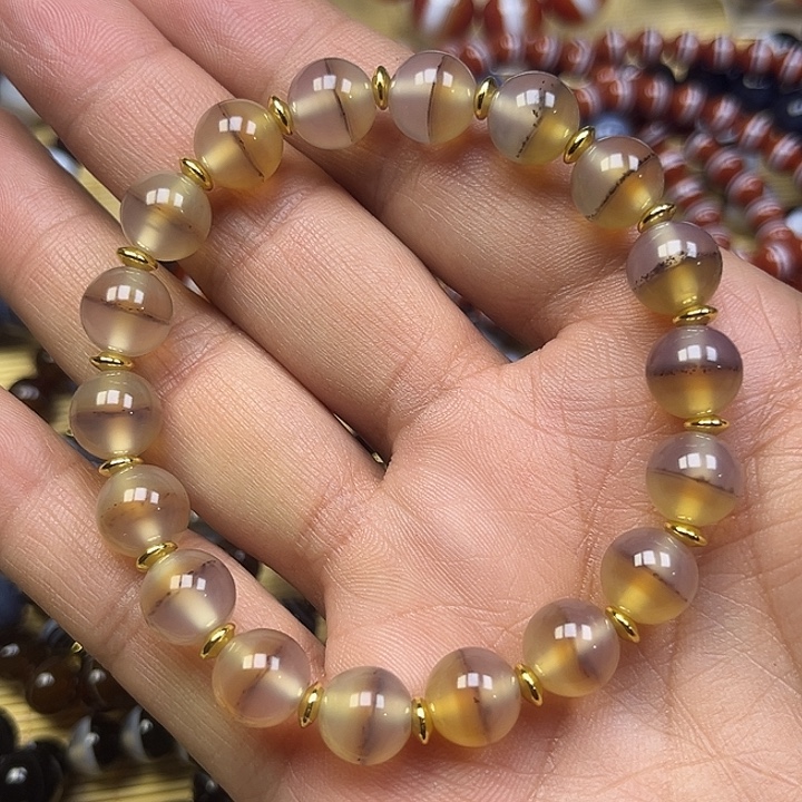 P***K玛瑙/玉髓未镶嵌手串