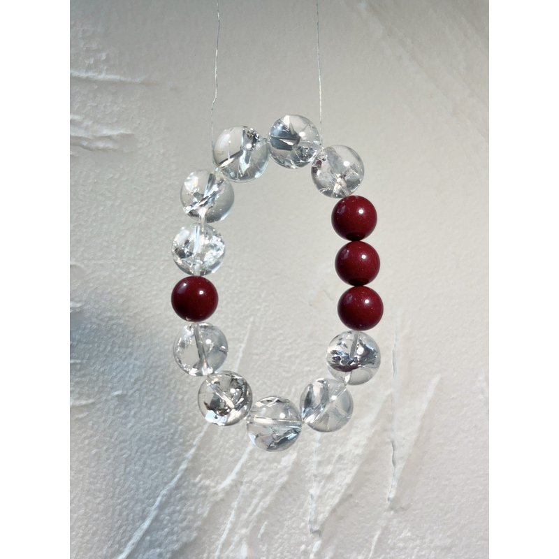 【雪裹丹砂】天然水晶