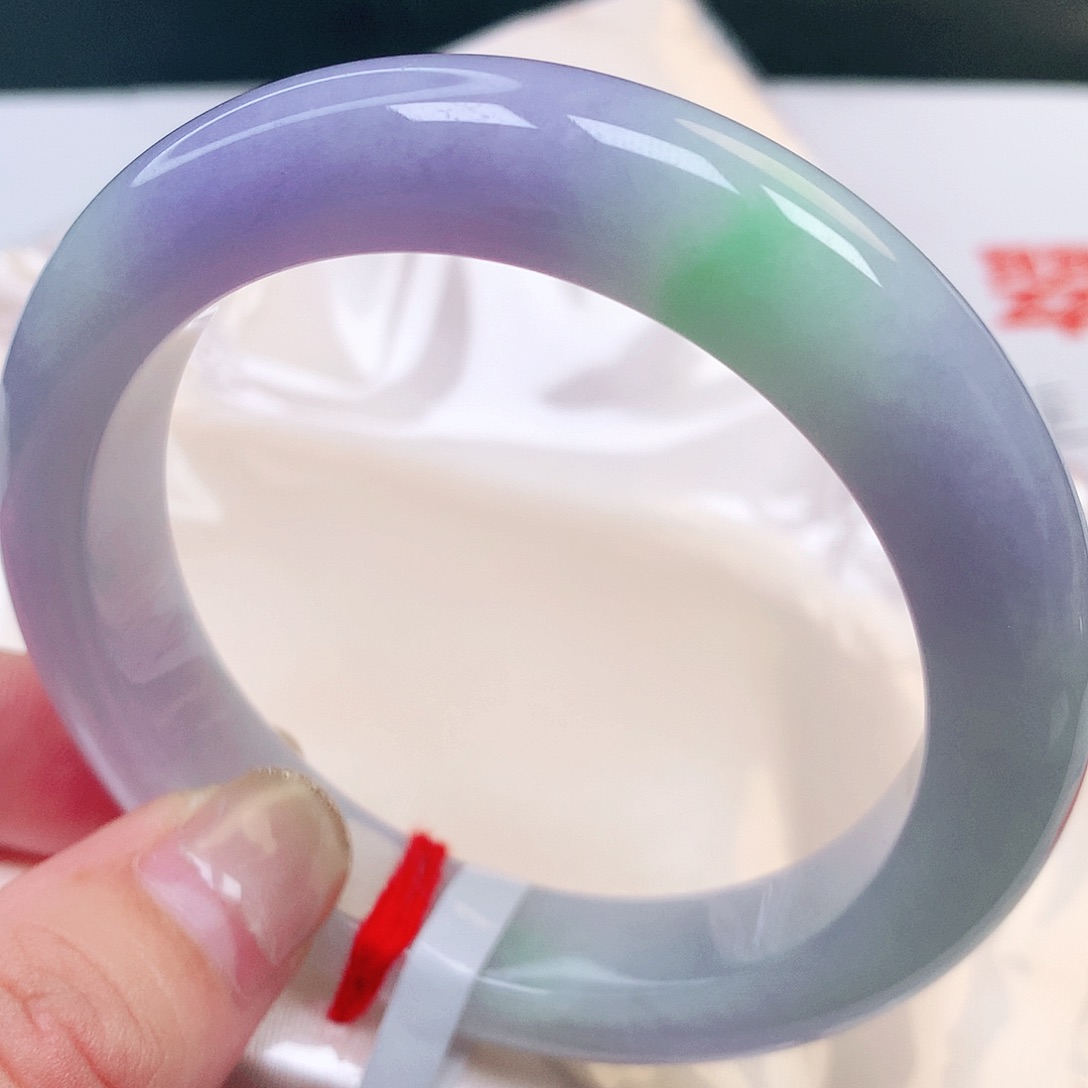 未镶嵌手镯翡翠缅甸翡翠纯天然A货老坑料春带彩163号