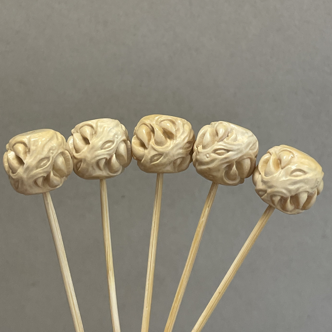 【天境全品配饰】天然猛犸牙【15x14mm吞噬珠】全品配饰