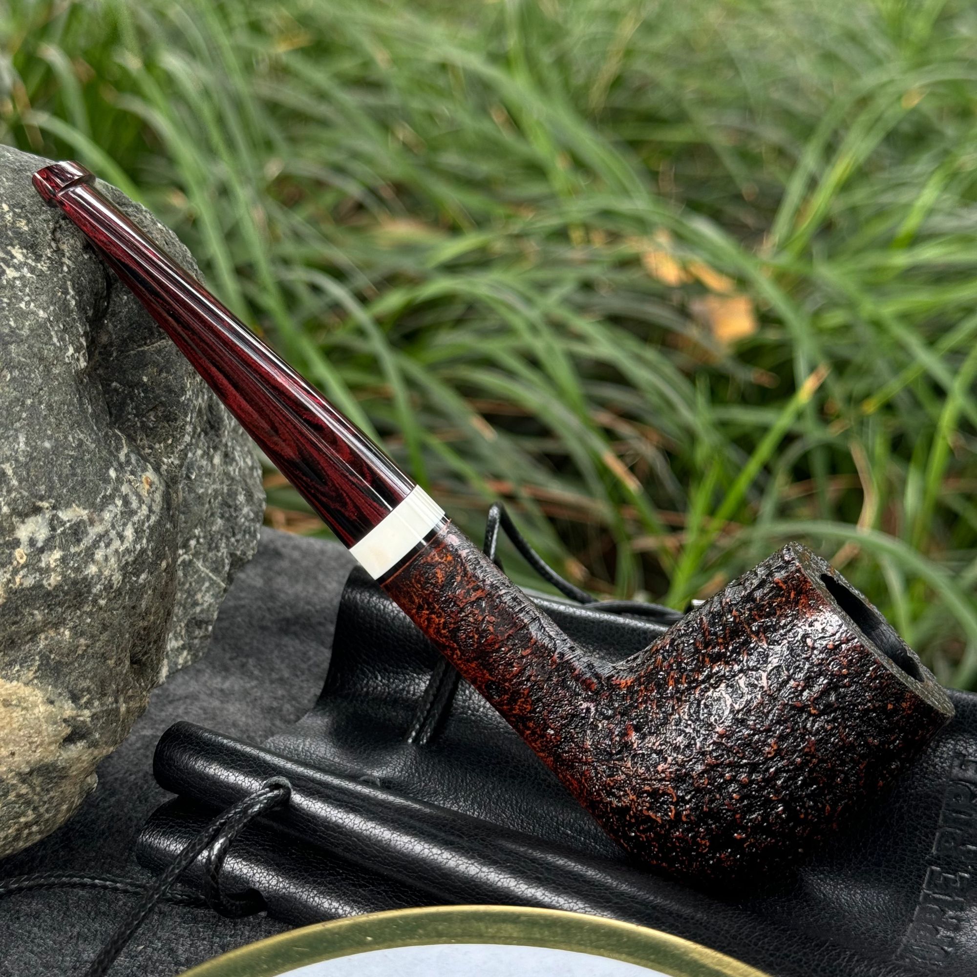 雅痞定制系列 古典复古撞球直斗坎伯兰斗嘴石楠木烟斗