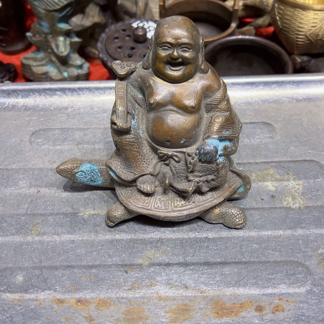 黄铜摆件，文房摆件