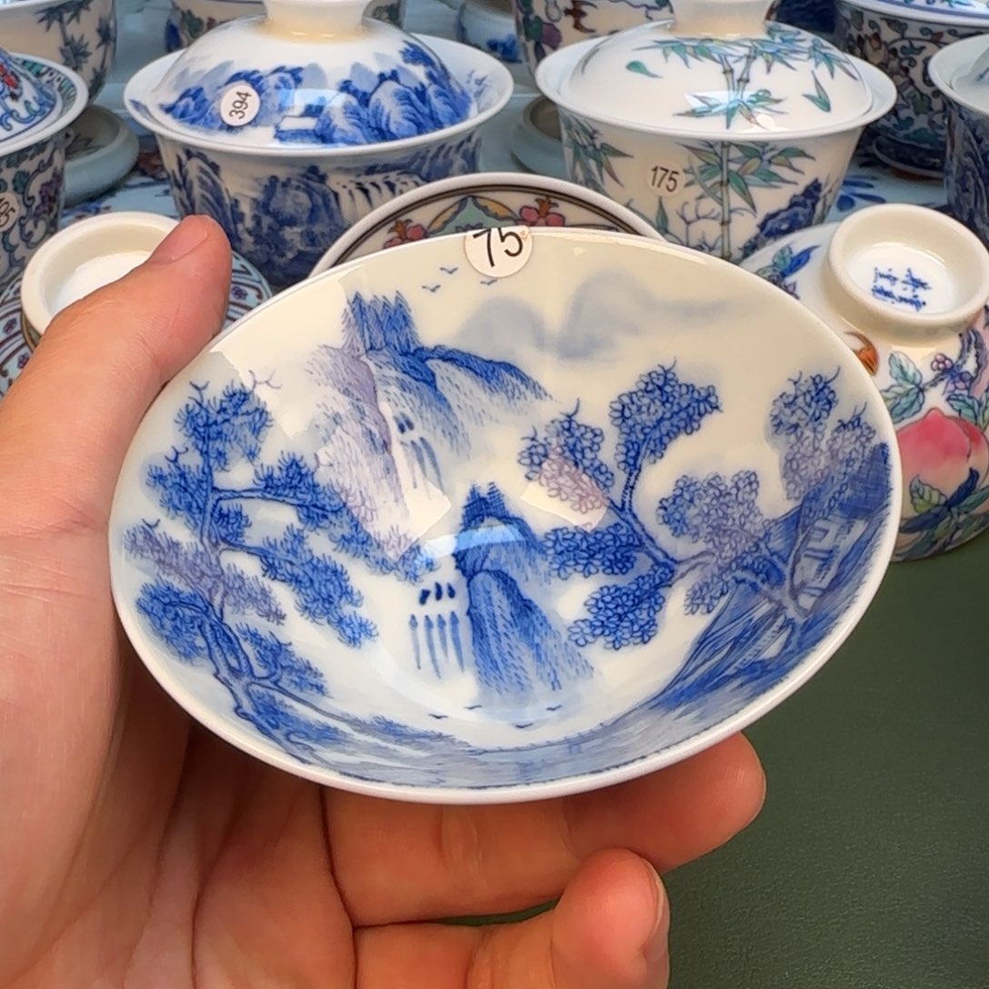 彦祖纯手绘手工茶具75