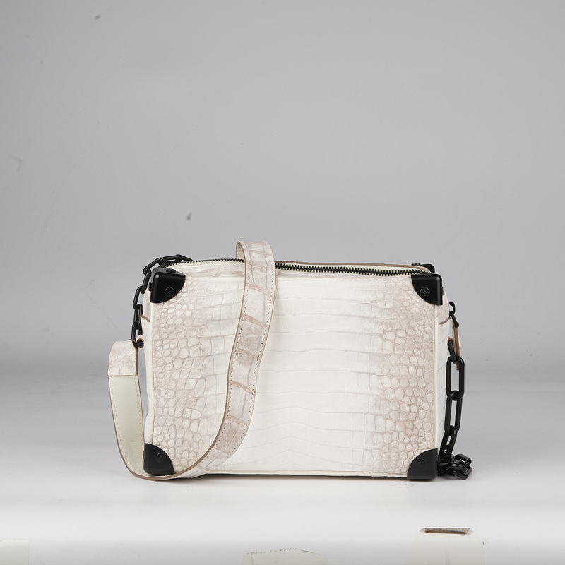 【鳄鱼盒子包】大号轻奢百搭时尚简约高级女包