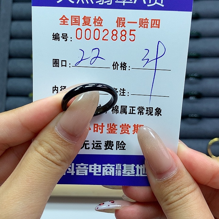 翡翠戒指未镶嵌     2885