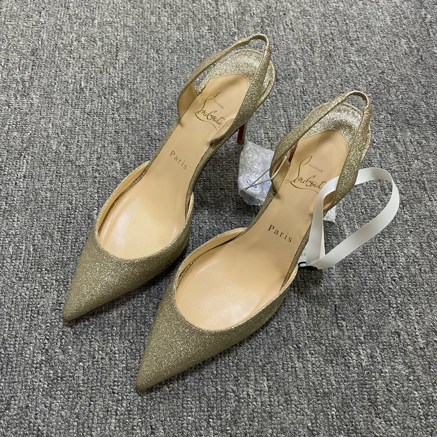 95新 Christian Louboutin/克里斯提·鲁布托 高跟鞋 37.5码/09812