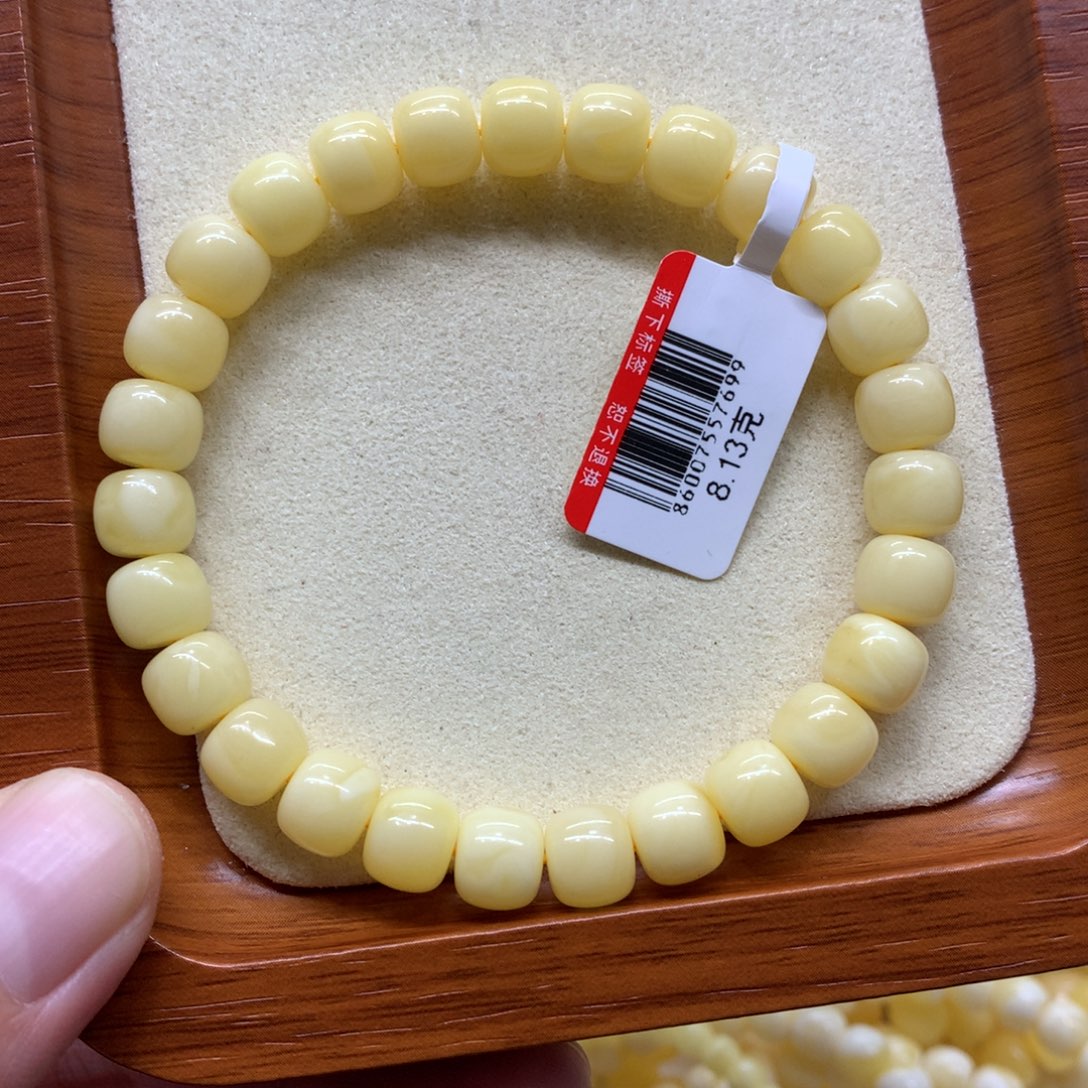 蜜蜡未镶嵌手链蜜蜡