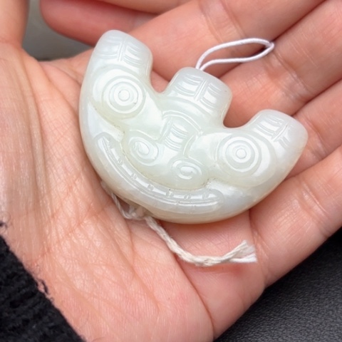 和田玉挂件未镶嵌雅*姐