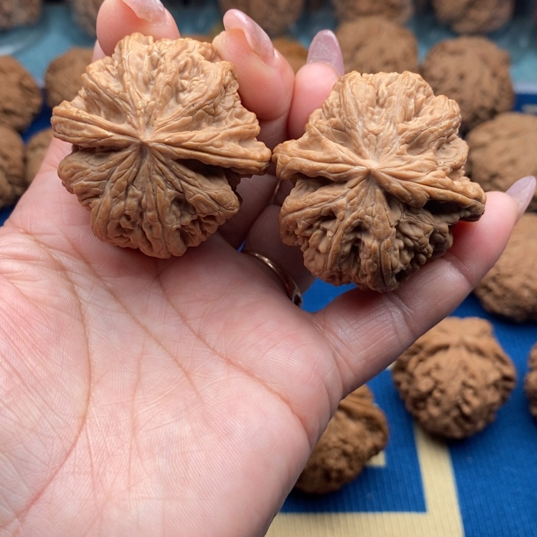 文玩核桃把件粗筋42