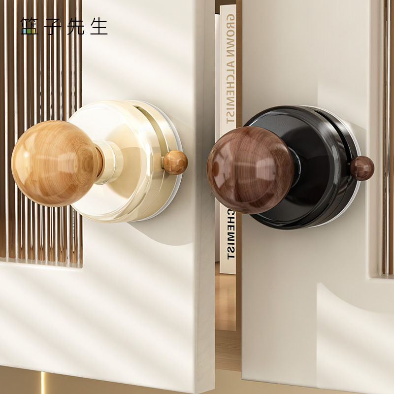 吸盘柜门把手免打孔冰箱厨房推拉移门强力手柄玻璃门橱柜抽屉拉手