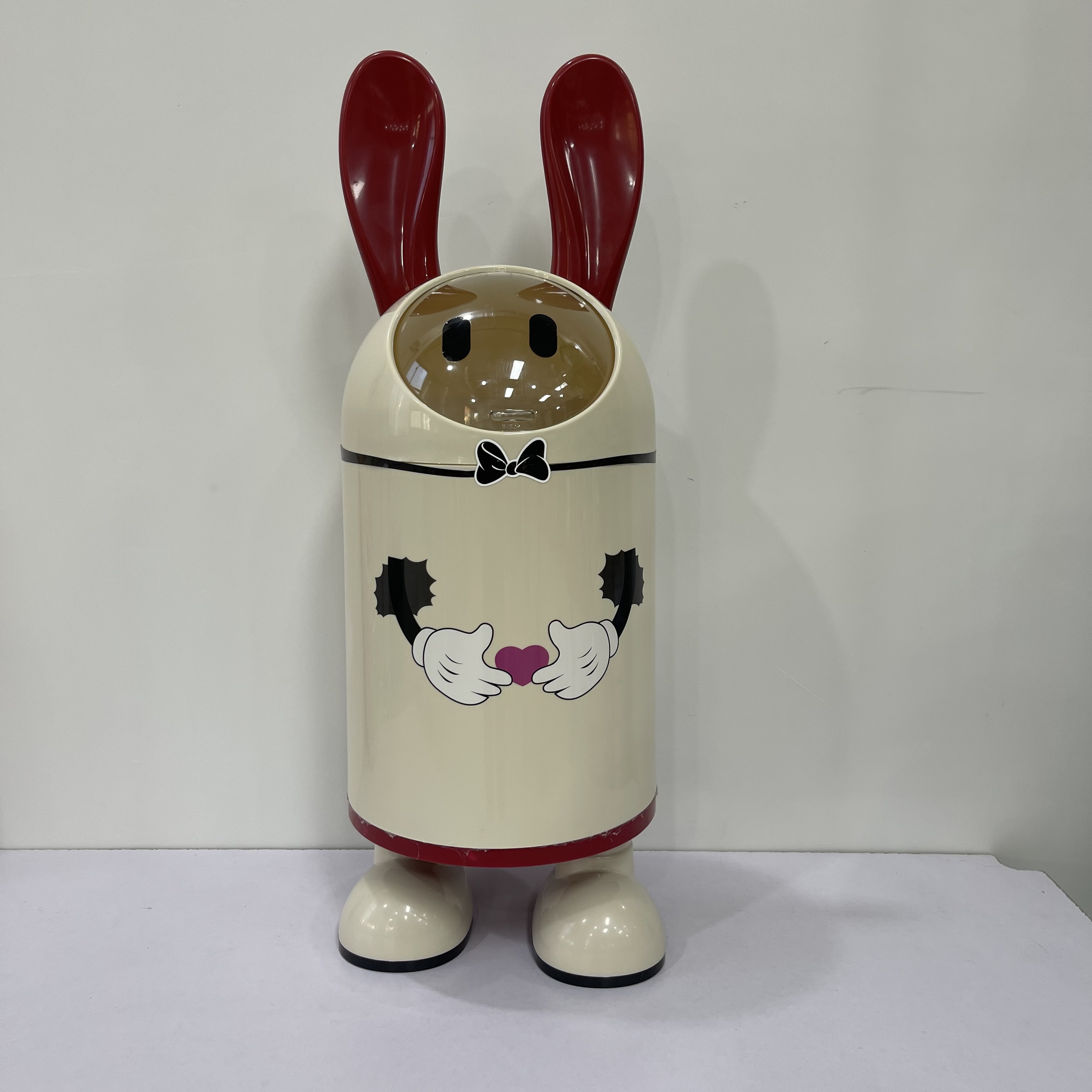 防锈家用垃圾桶内外双桶拉伸免打孔按压防漏翻盖可爱F1