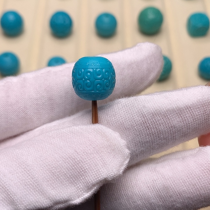 绿松石未镶嵌绿松石回纹12.2