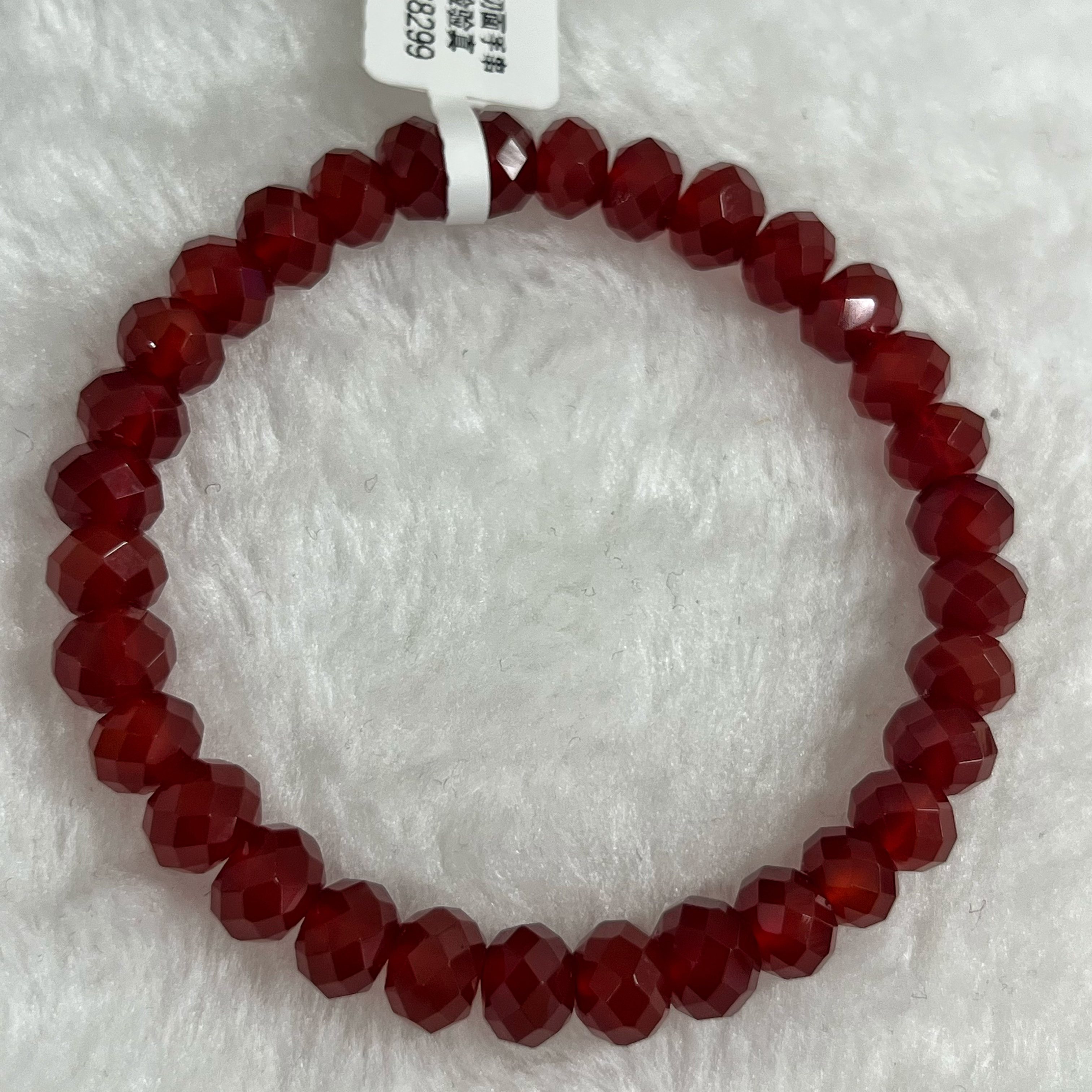 W137红玛瑙切面手串多样性只发一件