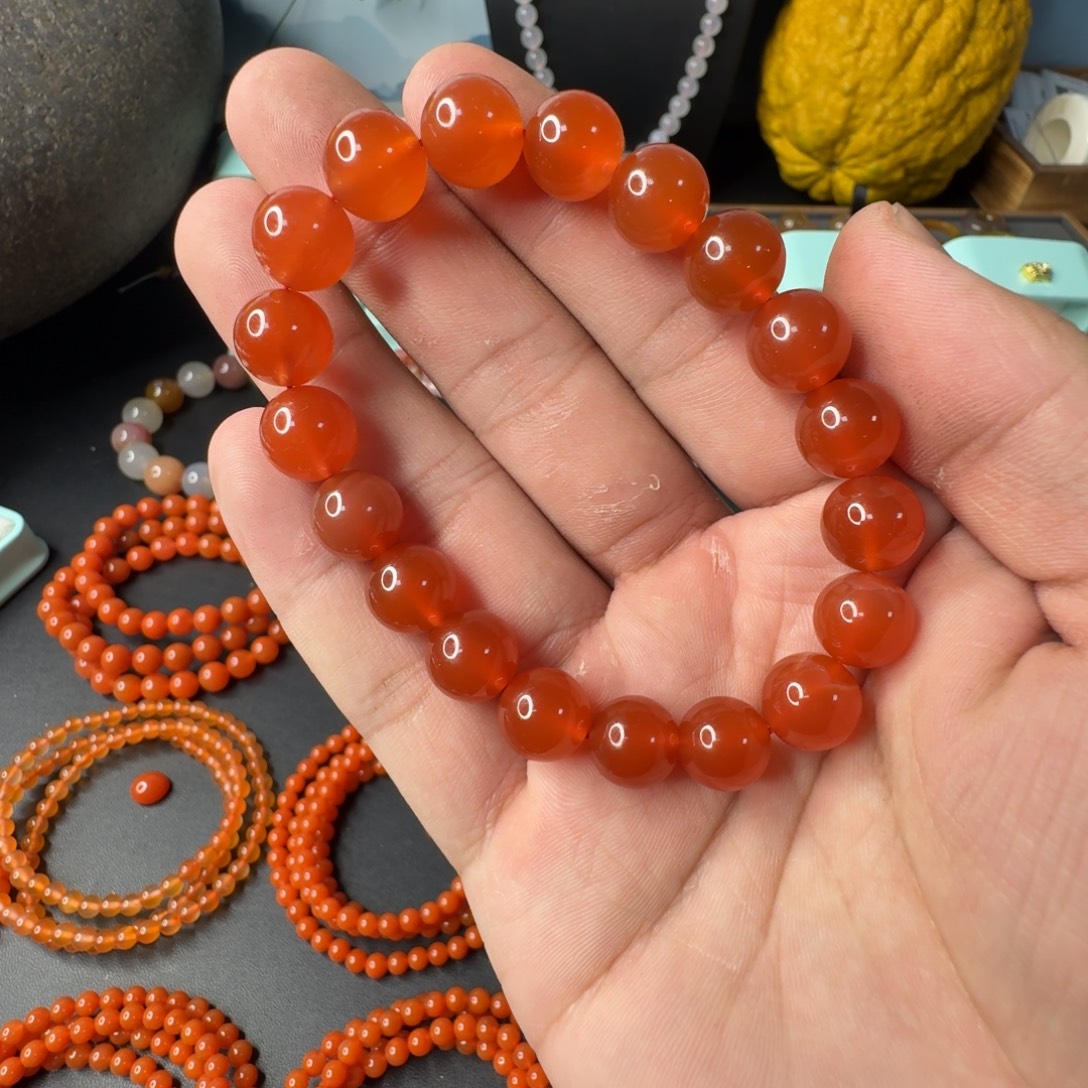 南红玛瑙未镶嵌单圈