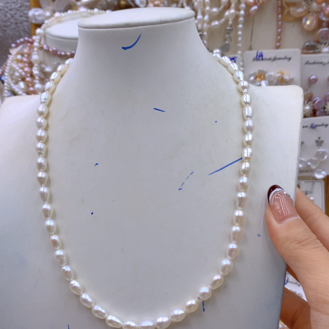 淡水珍珠耳饰银S925镶嵌