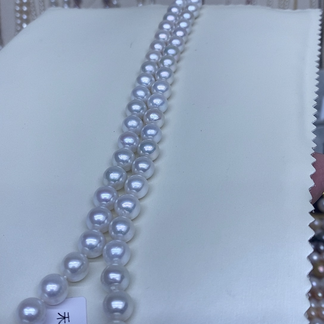 淡水珍珠卡8到9银S925镶嵌