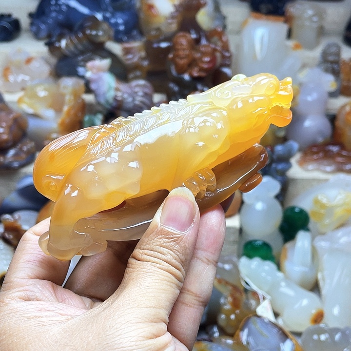 火***人玛瑙/玉髓未镶嵌饰品