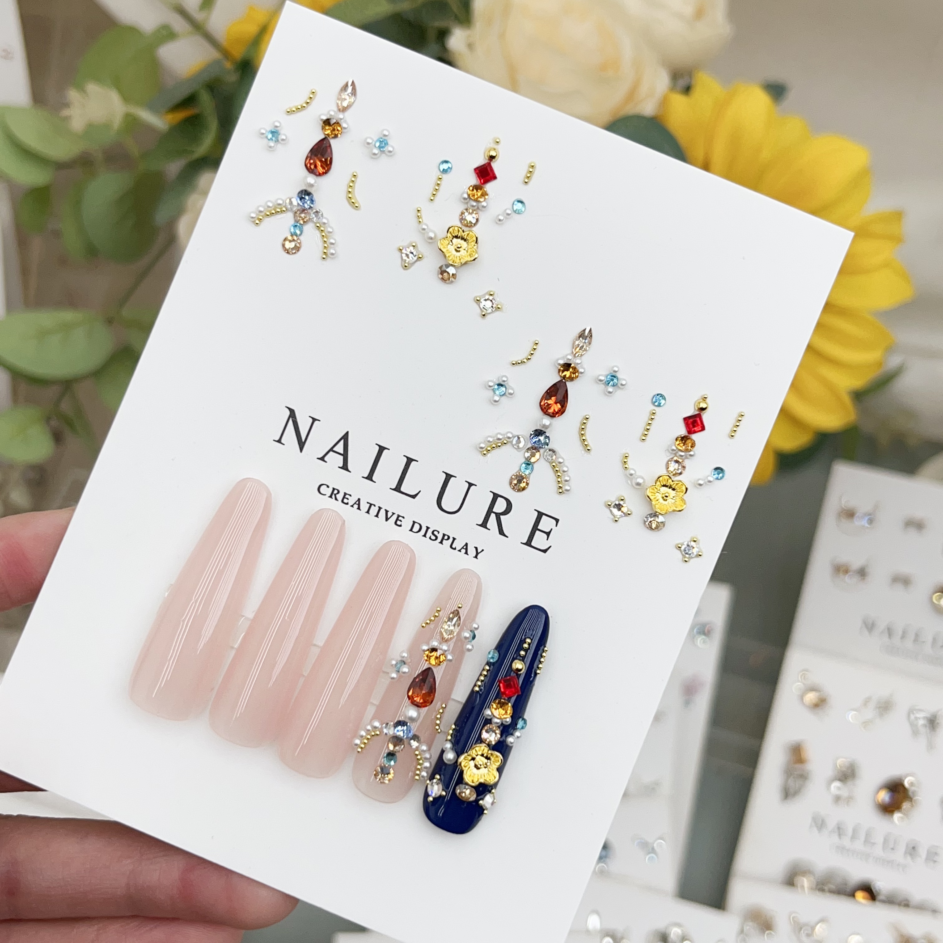 【熹太妃】美甲饰品材料包熹妃回宫宫廷复古风嬛嬛护甲指甲组合钻包