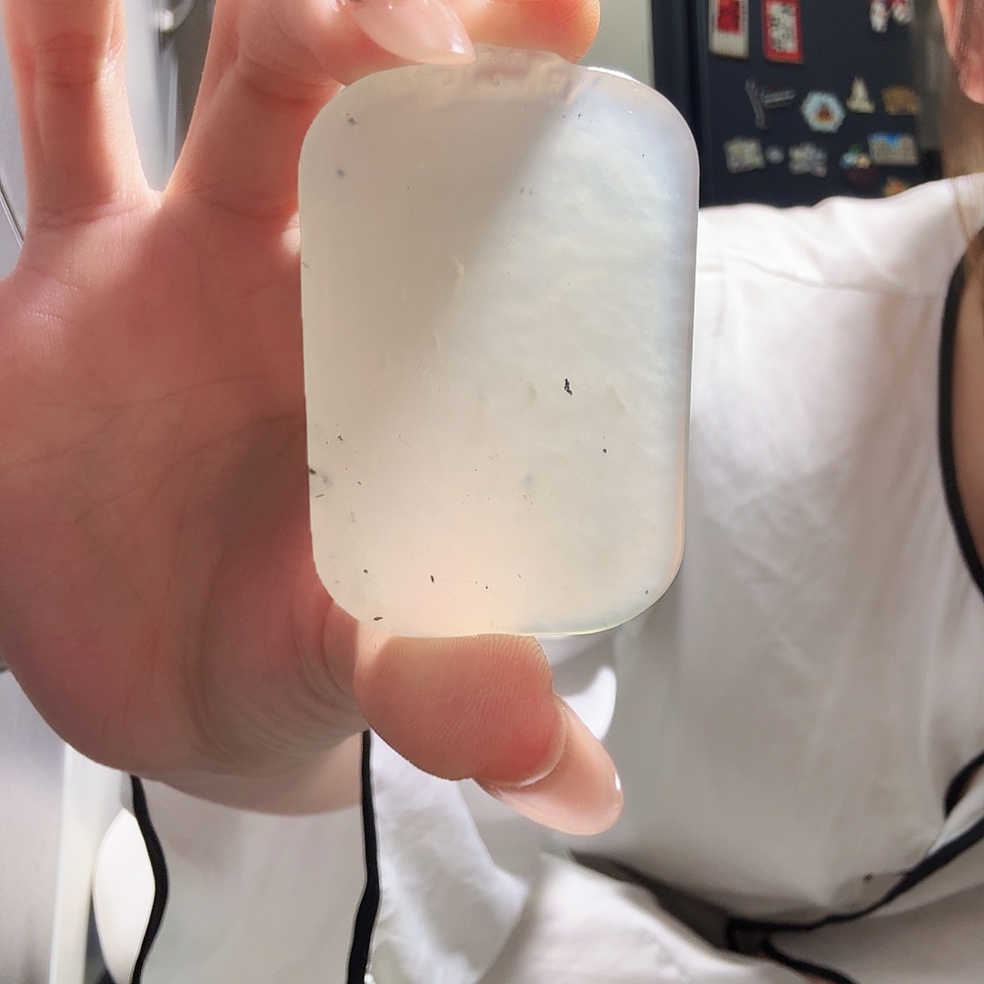 蛇纹石玉无事牌未镶嵌