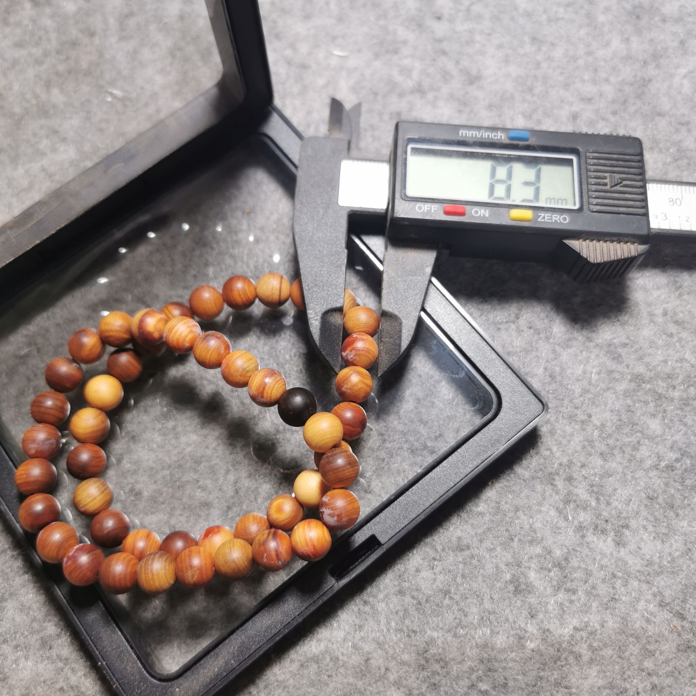 15，崖柏手串08尺寸24颗，两串