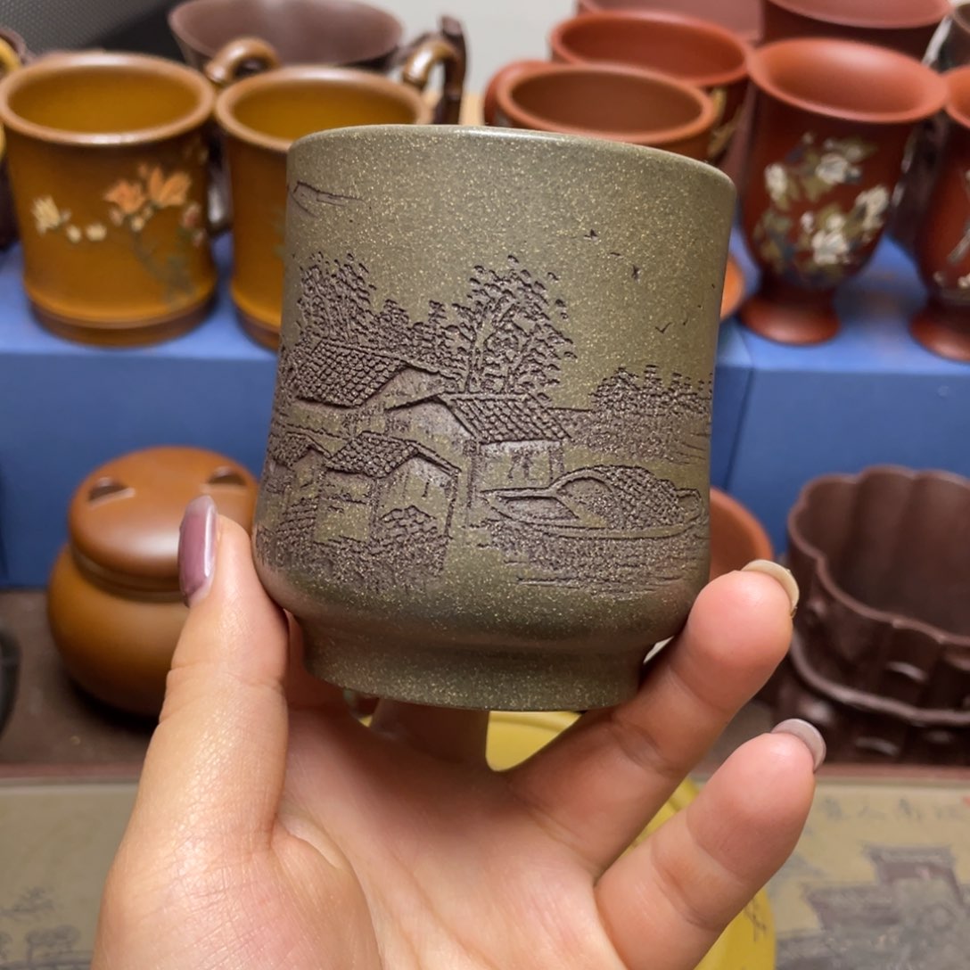 紫砂茶杯紫砂主人杯