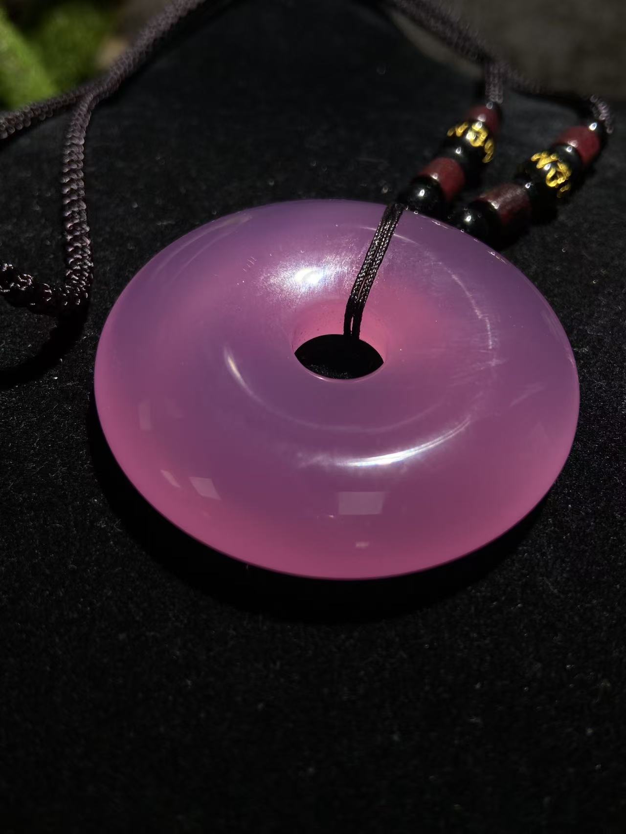 超大号50mm天然玉石-高端大气-时尚 平安扣吊坠 YS169