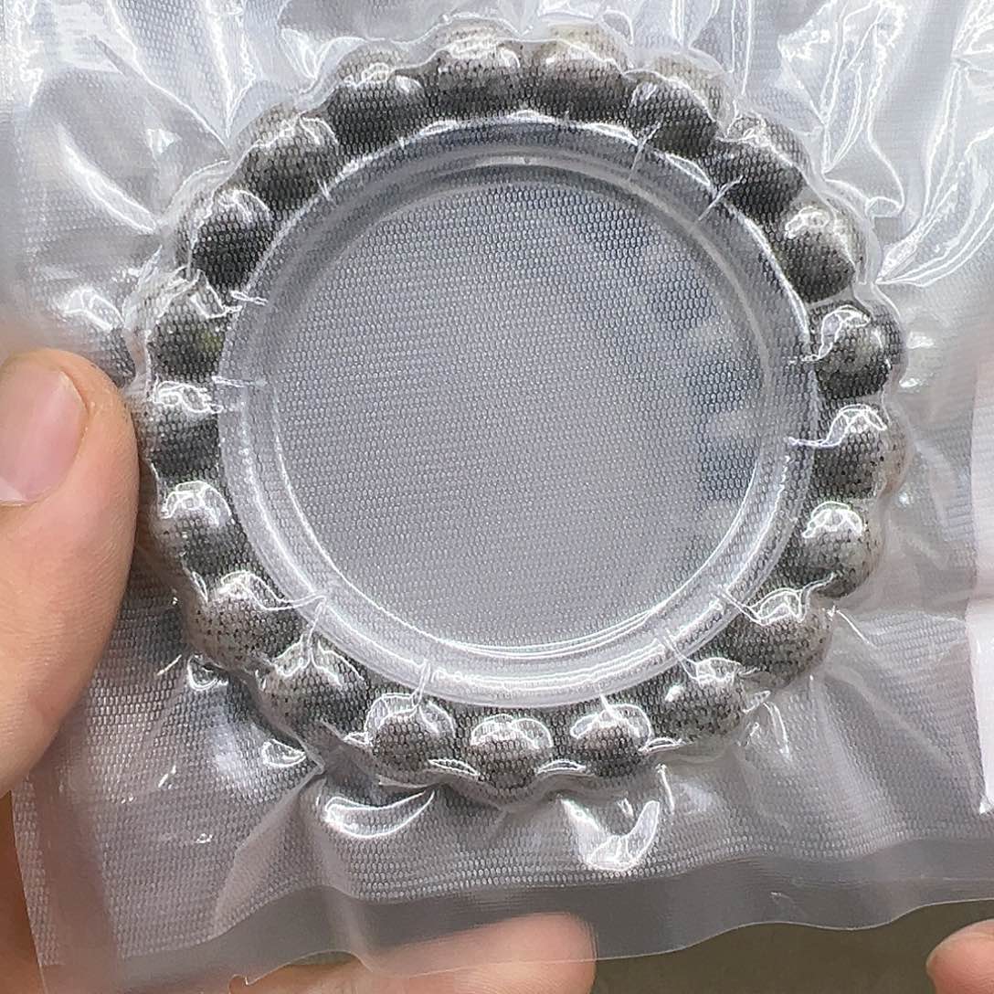 星月菩提手串16高端卡姿兰大眼睛黑冰灰星月菩提单圈11