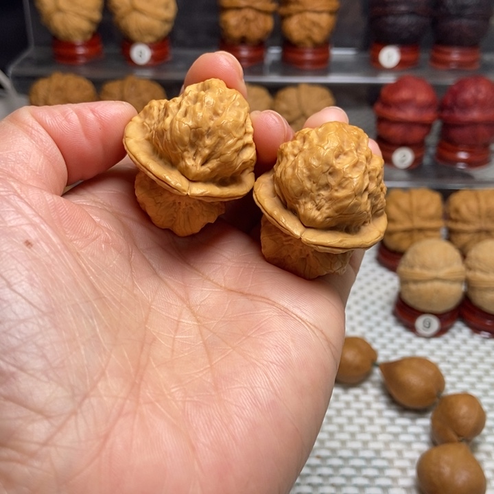 文玩核桃把件10金玉满堂