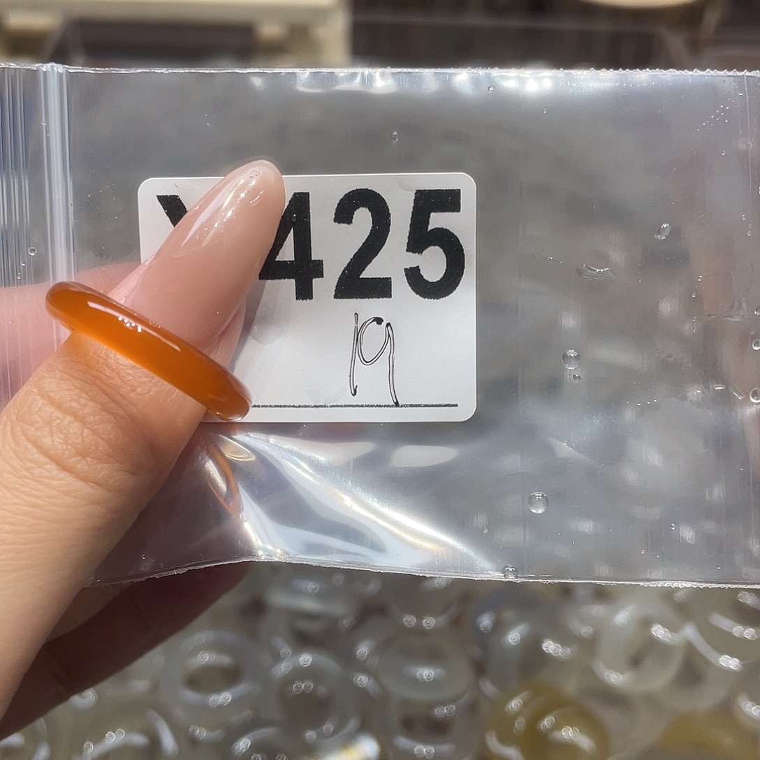 玛瑙/玉髓未镶嵌戒指425