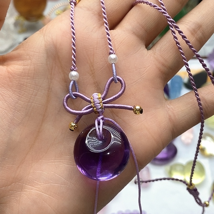 水晶摆件未镶嵌吊坠