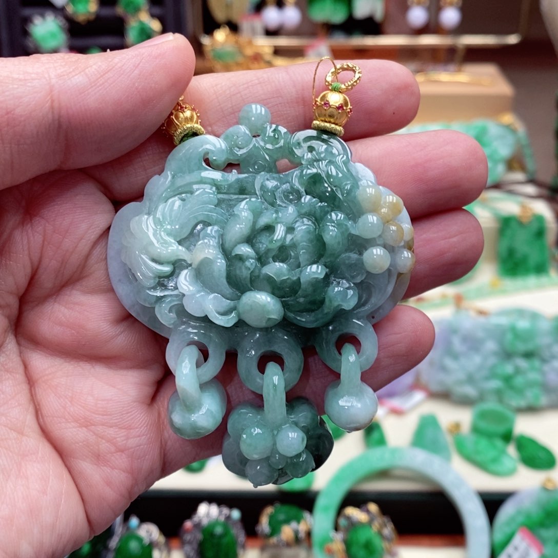 颈饰未镶嵌翡翠翡翠吊坠