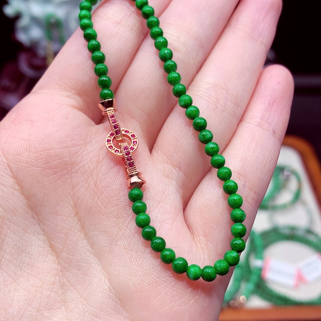 未镶嵌手链翡翠翡翠