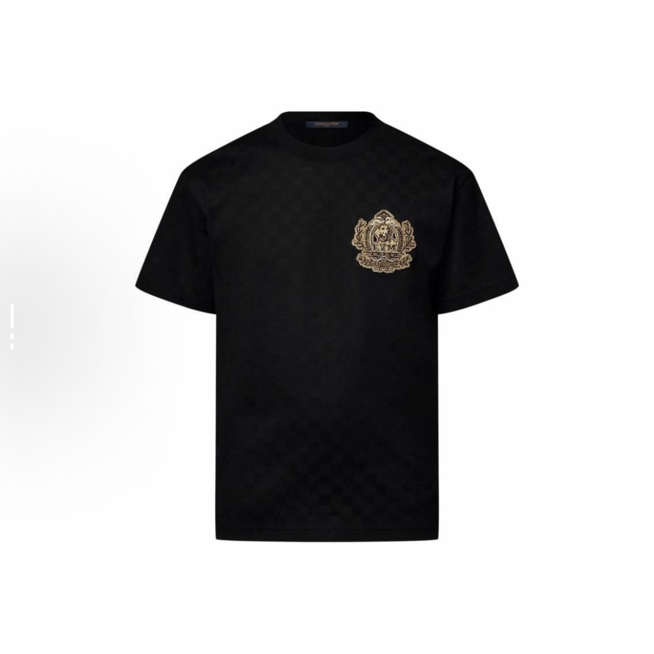 未使用 LouisVuitton/路易威登 SS25刺绣棋盘格短袖/L码/WL1760