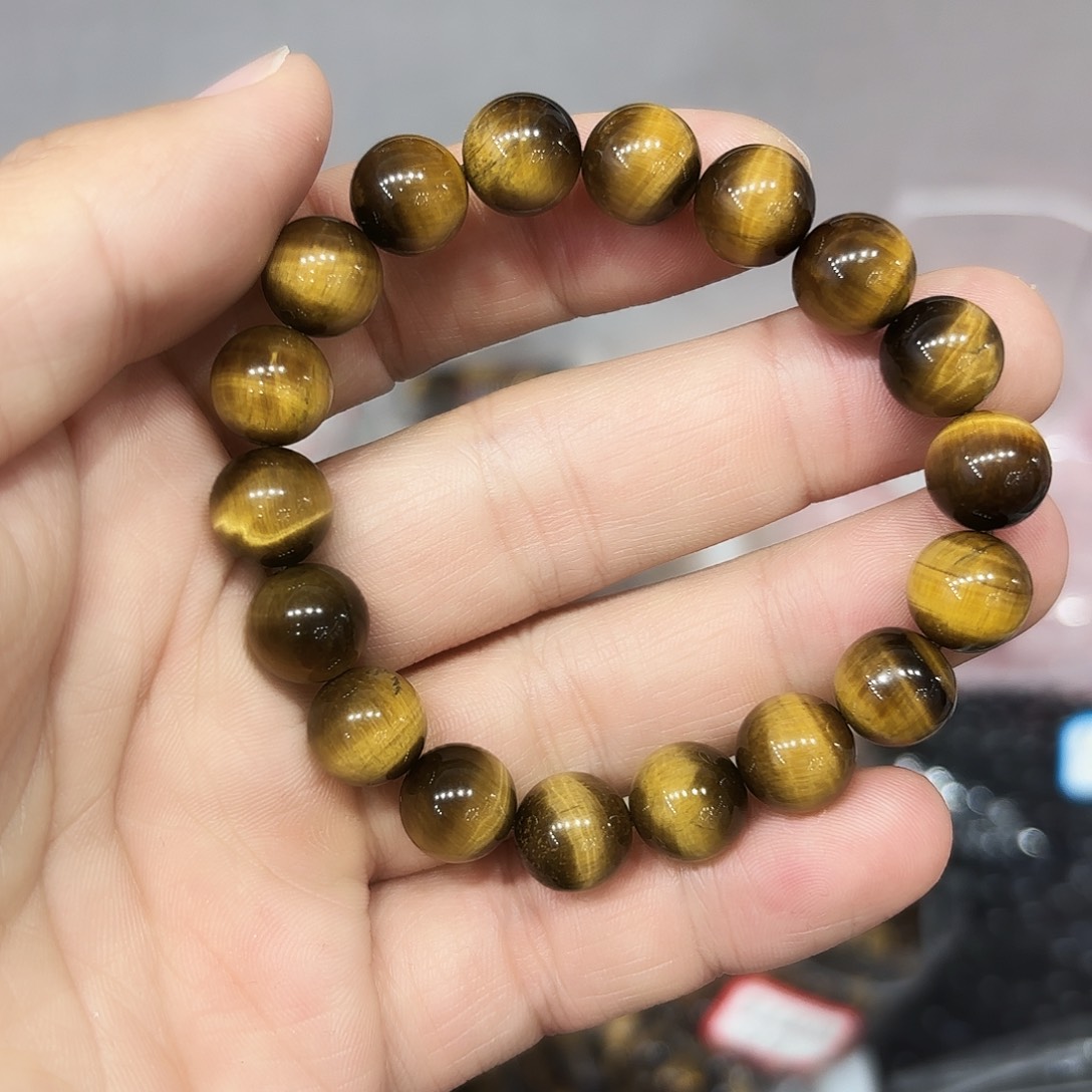 水晶手链未镶嵌黄虎卡10