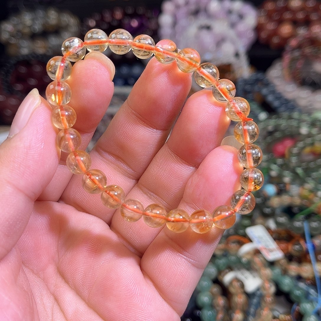 水晶手链未镶嵌天然水晶未镶嵌