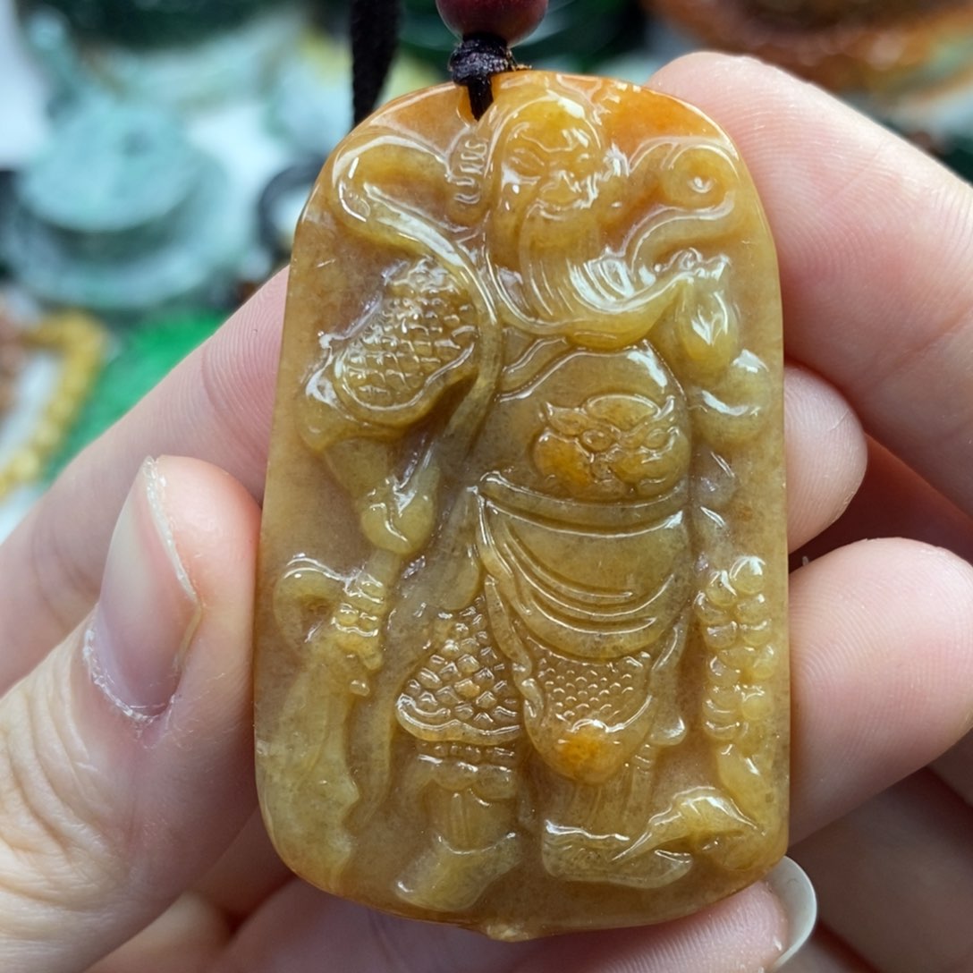 颈饰未镶嵌翡翠吊坠