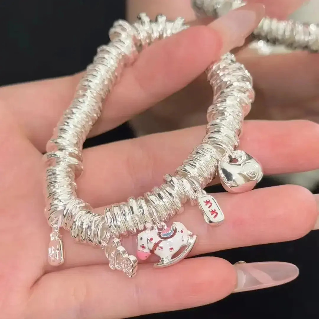 百年传承-银马年盘缠手链2026年马上有钱幸运手链送女友