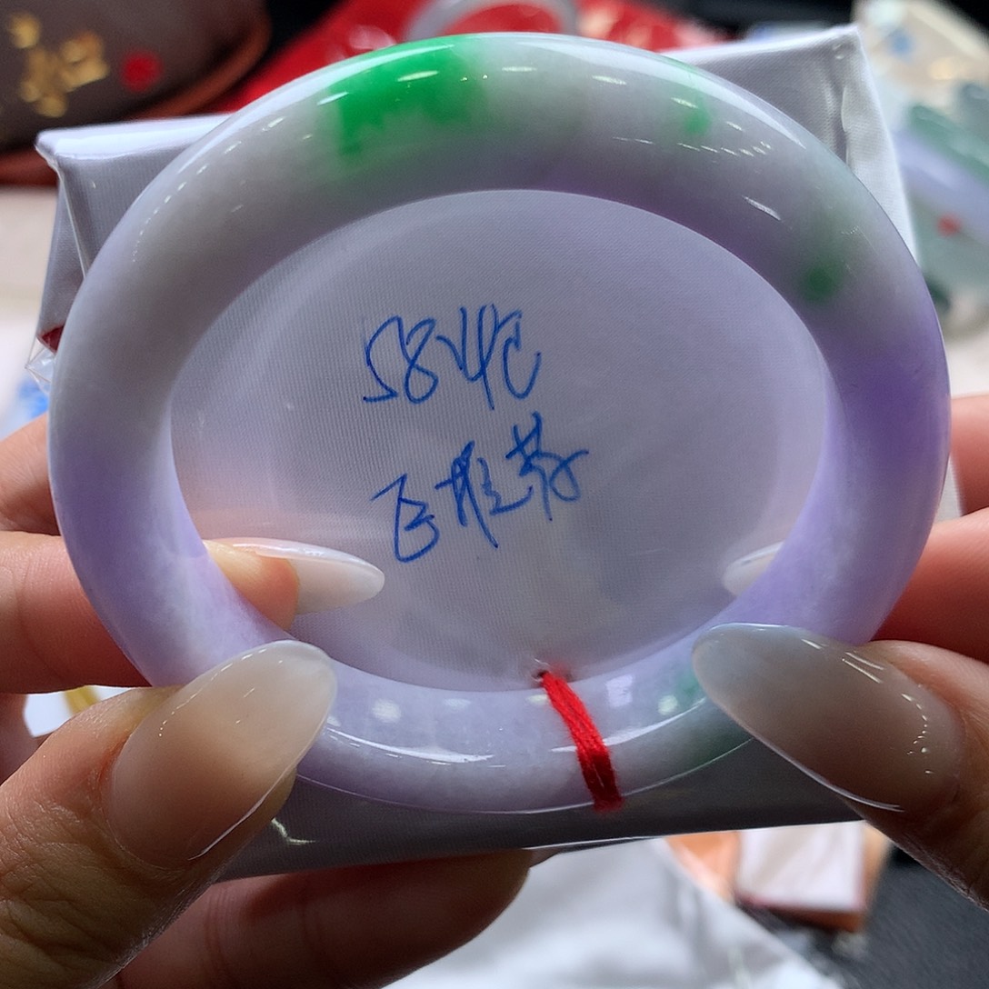 翡翠手镯未镶嵌58.4正