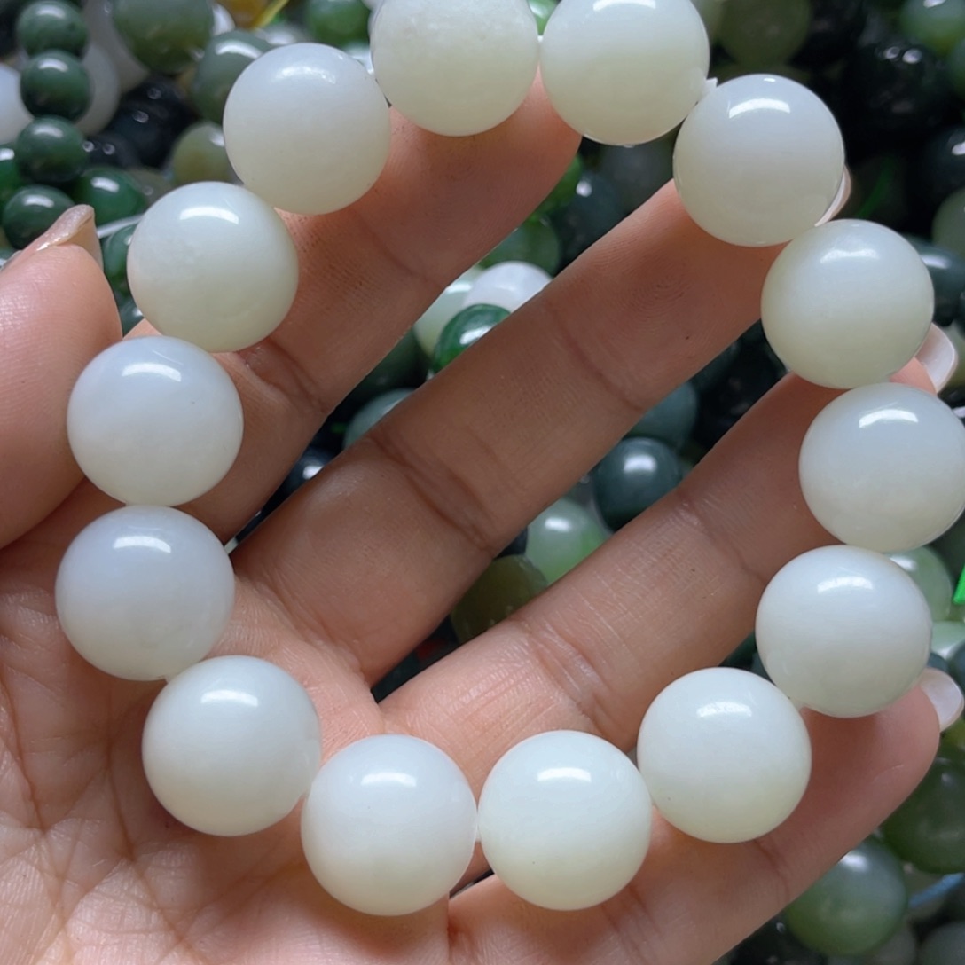 和田玉手链未镶嵌